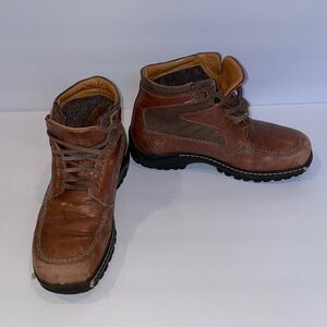 Joseph Seibel Men’s Brown Leather Hiking Boots Size 40 US Size 7